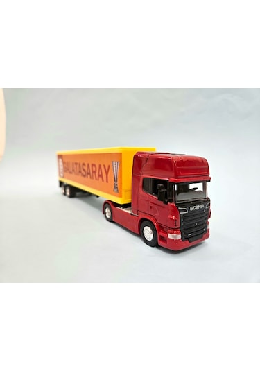 Welly 1/64 Ölçek Scanıa R730 Galatasaray Tır Maketi 24 Cm Boy