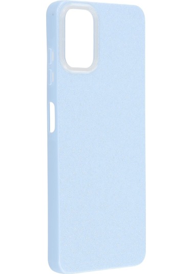 For Samsung Galaxy Uyumlu A06 Case Imd Glitter Tpu Phone Cover Large Camera Cutout - Sky Blue Gök Mavisi