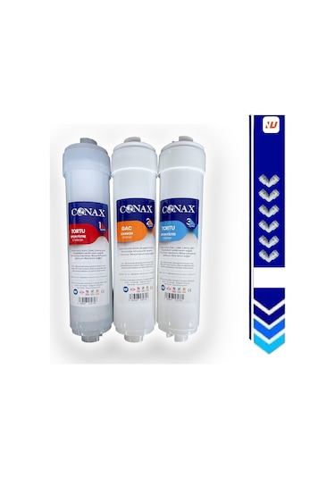 Conax Tüm Kapalı Kasalar İçin 3'lü İnline Ön Filtre Seti Yeni̇ Seri