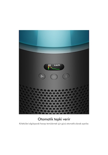 Dyson Hushjet Kompakt Hava Temizleyici Siyah/turkuaz