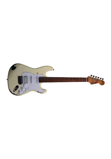 Lea Rlc-100 Ow Limited Edition Heavy Relic Elektro Gitar Olympic White