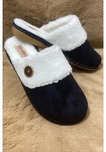 Modafrato Carmen Kadın Ev Terliği Kışlık Topuklu Terlik 001