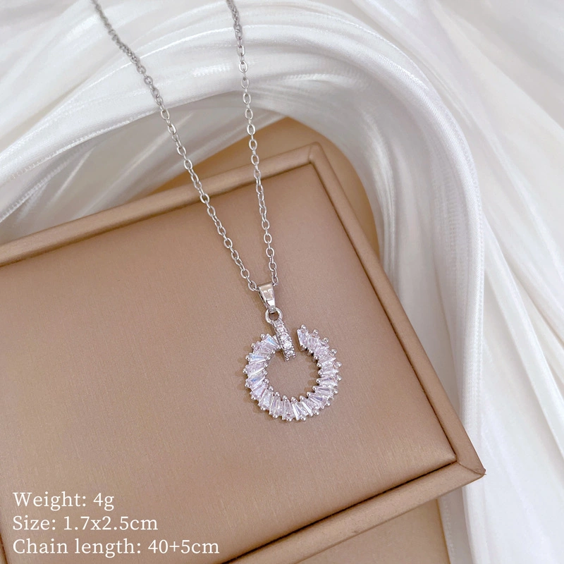 Zarif Instagram Stilinde Minimalist Titanyum Çelik Kadın Kolye No.59 Çok REnkli