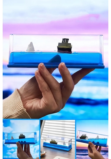 Mobee Batmayan Aşk Gemisi Titanik Batmayan Gemi Akvaryum Hediyelik Batmayan Gemi