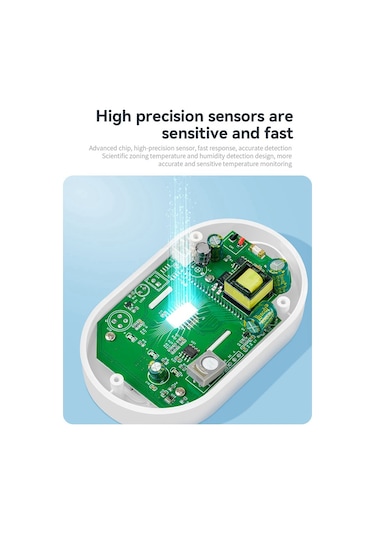 Anjiexun Kapalı Ofis İçin Lcd Ekranlı 4'ü 1 Arada Hava Kalitesi Monitörü Ab