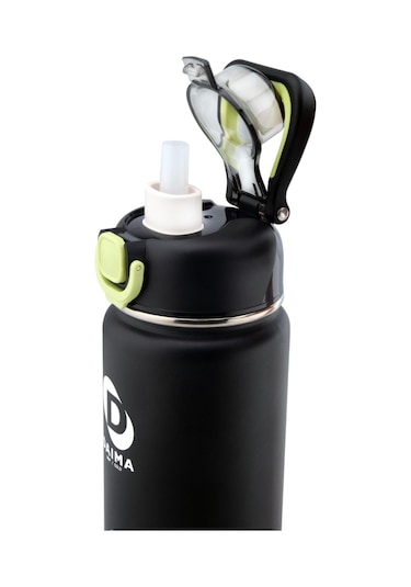 Daima Keep Go 750 Ml 12 Saat Sıcak 24 Saat Soğuk Siyah Termos Siyah