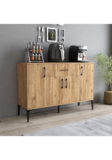 Tanmob Mdl0302 Alt Çok Amaçlı Dolap 4 Kapaklı Çekmeceli Mutfak Do