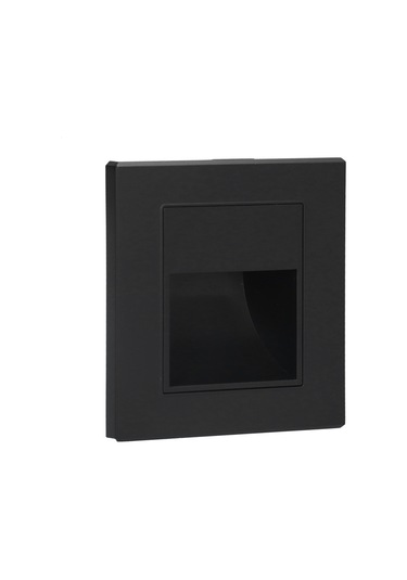 Hangfox Gömülü Led Merdiven Işığı 1.5w 3000k Sıcak Beyaz Sabit Aydınlatma Abs Akrilik Merdiven Koridor Aydınlatıcısı Siyah 85-220v Siyah