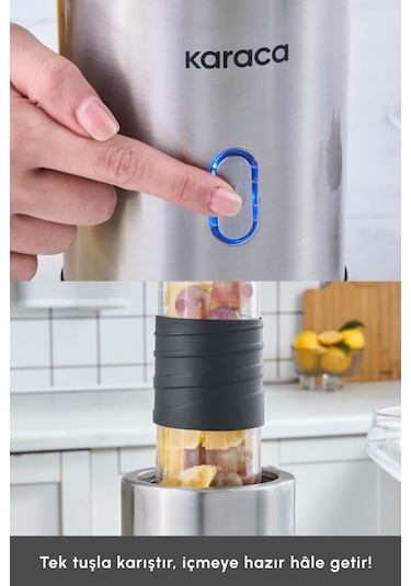 Karaca Smooth And Move 350W Personal Kişisel Smoothie Blender