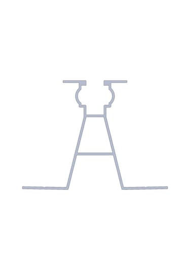 Güneş Paneli Montajı İçin A Tipi H55 Aşık Profil 55cm