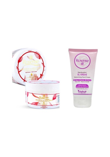 Rosense Gül Özlü Besleyici El ve Vücut Kremi 250 ML + Nemlendirici El Kremi 20 ML