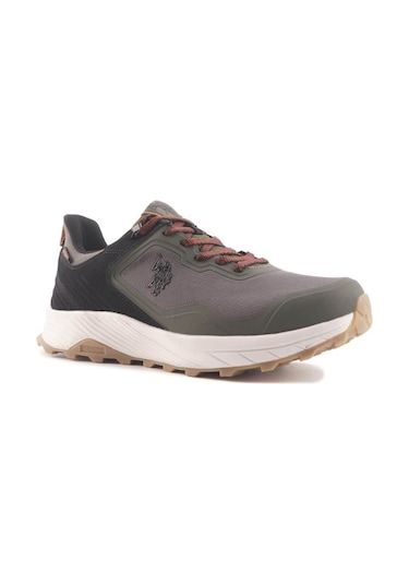 U.S. Polo Assn. U.s.polo Assn Kıan 4pr Siyah Su Geçirmez Waterproof Anatomik Spor Ayakkabı Haki