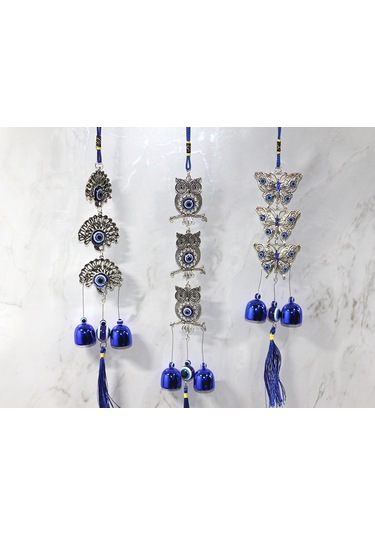 Larimar Metal Nazar Boncuğu Çan Model 21 - 9011095937301lmr Çok Renkli