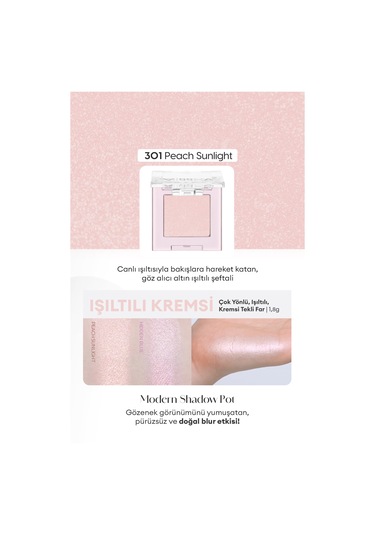 Missha Modern Shadow Pot 301 Peach Sunlight