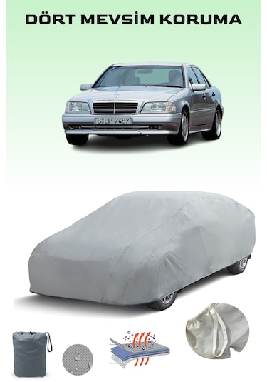 Mercedes C-serisi W202 1993 - 1997 Araba Brandası Oto Branda Gri