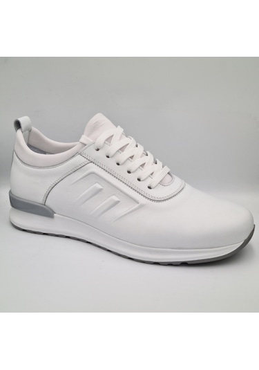 Libero 4195 Beyaz Hakiki Deri Erkek Günlük Casual Sneaker