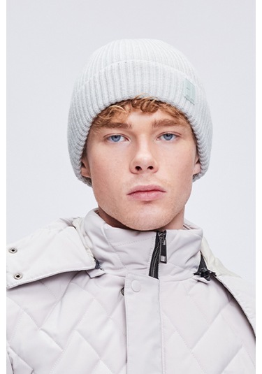 Gri Düz Örgü Bere 323024etc001 007 Gri