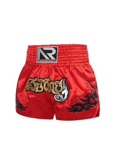 Kırmızı Jiantengxujm Boks Şort Anti-sürtünme Yüksek Esneklik Nefes Muay Thai Kordon Tasarım Kickboks Şort Erkekler İçin Kırmızı