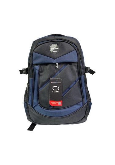 Büyük Su Geçirmeyen Kalın Kumaş Ortopedik Üç Bölmeli Okul Gezi Seyahat Kamp Sırt Çantası 32cmx47cm Lacivert