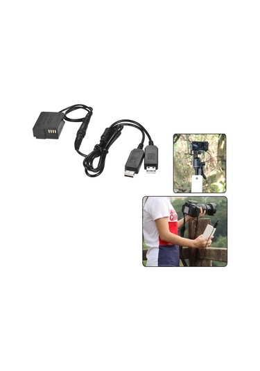 Novahub Andoer Usb Dmw-dcc8 Pil Adaptörü, Panasonic Kamera İçin Uzun Süreli Güç