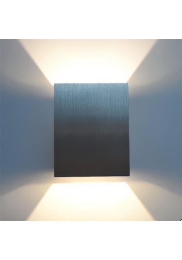 Suntek 3w Led Kare Duvar Lambası Aplikleri Ev Otel Bar Duvar Sıcak Beyaz