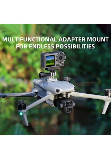 Sunnylıfe A3-gz695 Djı Air 3 Montaj Adaptörü Gopro/ınsta360 Spor Kamera Genişletme Montaj Aksesuarları
