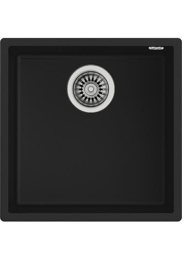 Teka Square 40.40 Tg Tek Hazneli Tegranite + Eviye - Siyah - 115230025