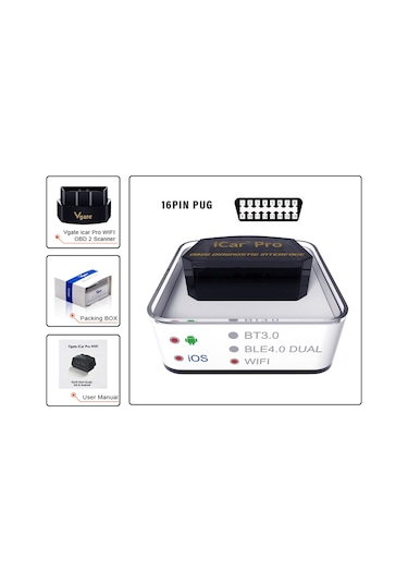 Vgate iCar Pro 2.1 WiFi Arıza Tespit Cihazı DTCFİX-BİMMERCODE