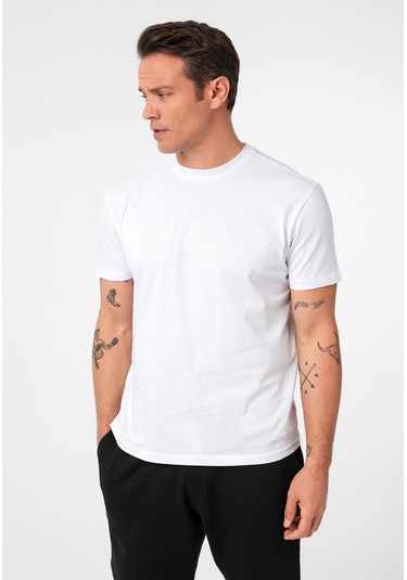 Luisa Erkek Oversize T-shirt Beyaz