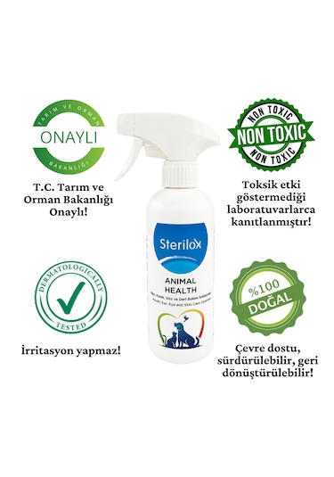 Sterilox Animal Health Yara Ağız Göz Bakım Solüsyonu 400 ML