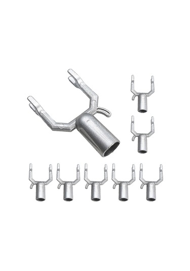 8 Adet Açık Hava Y Şekli Dal Koltuk Değneği Metal Ağaç Desteği Çok İşlevli Paslanmaz