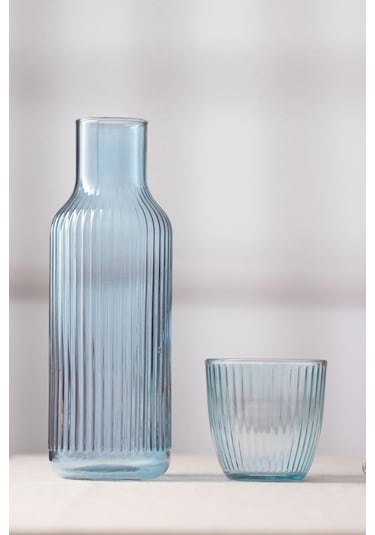 Rakle Splendid Bardaklı Sürahi Mavi 1000 Cc