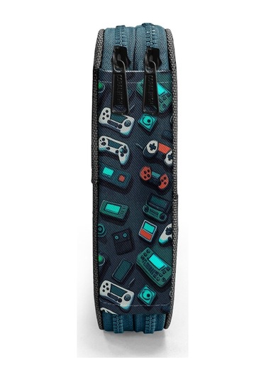 Coral High Erkek Çocuk Organizer Kalemlik/kalem Çantası - Nefti Yeşil Oyun Konsolu Nefti Yeşil