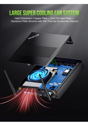 Gmktec K10 i9-13900HK 32 GB 1 TB SSD W11P Mini Pc