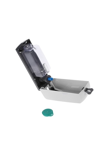 Chuangdıan Cd-1019 300ml Duvara Monte Tek Şişe Manuel Sabunluk Şampuan,beyaz Diğer