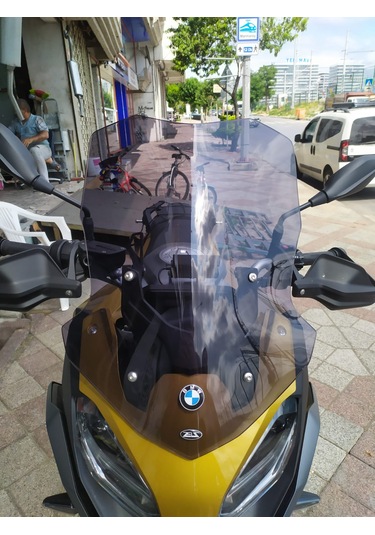 2020-25 Bmw F900xr Uzun Ön Cam Koyu Füme Uzunluk 51cm 4mm Zeus