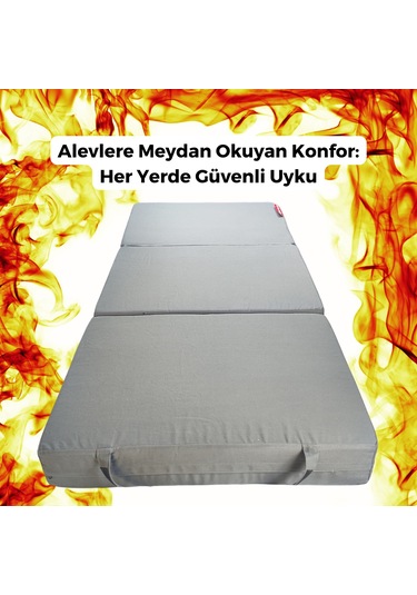 Xpermate Maxisafe Pro Şantiye Yatağı İşçi Yatağı 80x180x14 Cm Gr