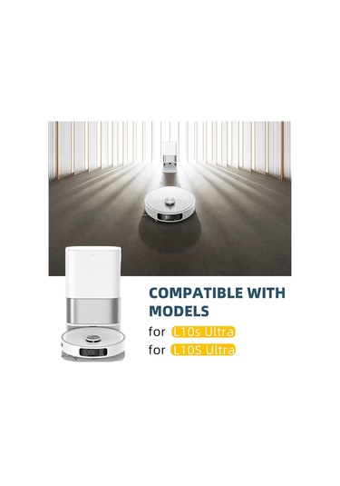 Xurunkeji Dreame L10s Ultra/dreame L10s Ultra Robot Süpürge Yedek Parçaları Ana Yan Fırça Hepa Filtre Paspas Bezi Toz Torbaları