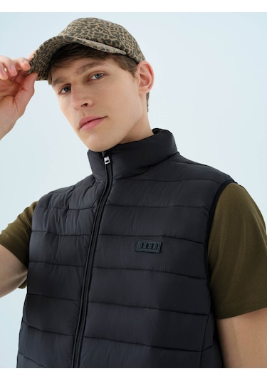 Loft Regular Fit Siyah Erkek Yelek Lf2039302 Siyah