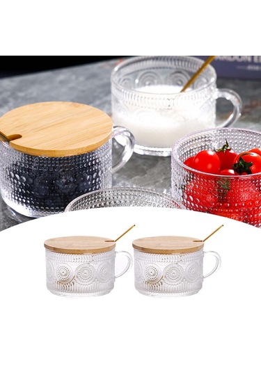 Homyl 2 Adet Cam Su Bardağı Temizle 400-500 Ml Restoran Cafe B B