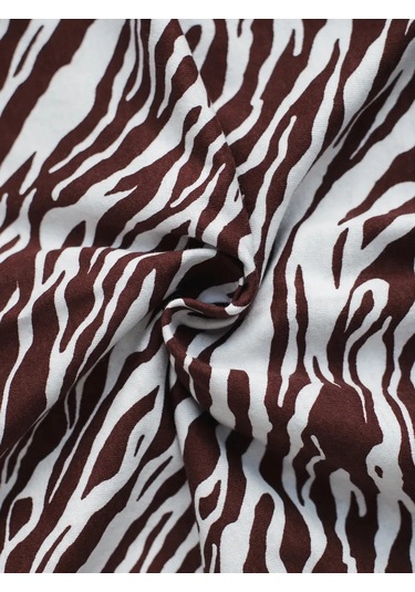 Glav-trik-stail Şortlu Ve Oversize Tişörtlü Pijama Takımı 268117199 Kahverengi