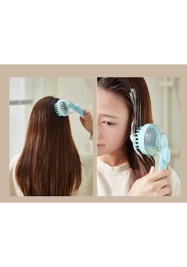 A02-1 Saç Masaj Aleti- Saç Bakım Aleti Şampuan Hazneli