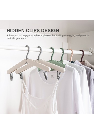 Konesam Yolculuk İçin Katlanabilir Abs Oyak, Kayma Engellli Ev Ve Seyahat Çamaşırı Asma Aleti, Uzun Ve Kısa Giyim İçin Çok Amaçlı Tasarım Beyaz