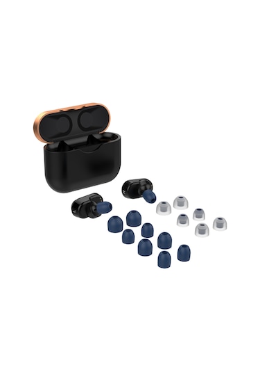 Youmex Sony Wf-1000xm3 Kulaklık İçin 7 Çift Mavi Silikon Uyumlu Kulaklık Ucu Kapağı - Koruyucu Ve Konforlu Mavi