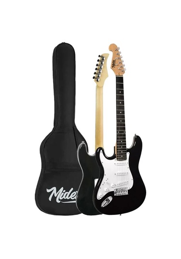 Midex Age-45 Solak Elektro Gitar Seti Amfili Ve Full Aksesuar White Black