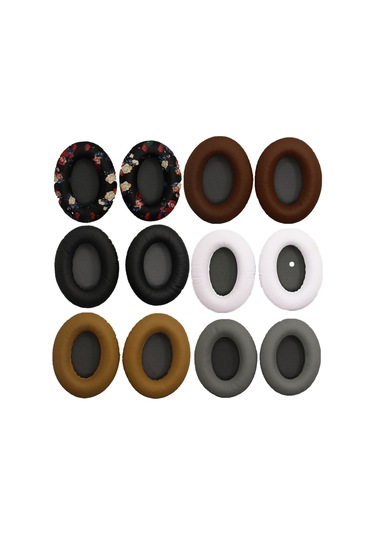 Bose Qc15 / Qc3 / Qc2 / Qc25 / Ae2 / Ae2i İçin Kulaklık Sünger Kılıfı Kahverengi - Beyaz