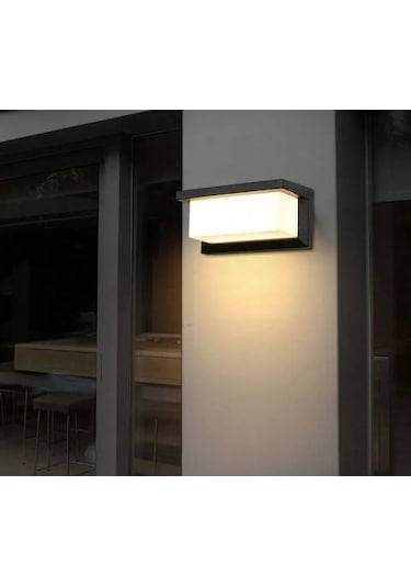 Cata Ct 7084 Cunda Led Aplik Dış Mekan Siyah