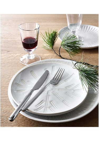 Crate & Barrel Mercer Mirror 20'li Çatal Bıçak Seti - Parlak Ve Zarif Tasarım Takımlar Çok Renkli