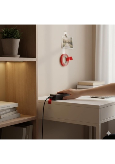 Çift Taraflı Şeffaf Süper Yapışkan Bant 1cm X 5m