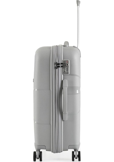 Ççs 5264 Polipropilen Orta Boy Valiz Gri